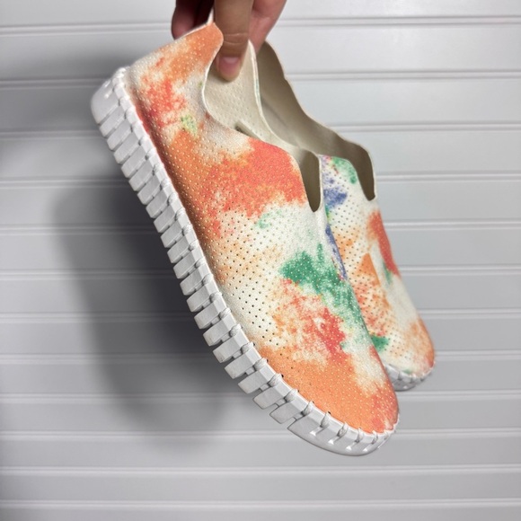 Ilse Jacobsen Tulip Slip-on Women's US 7M EU37 Multi Tie Dye - Picture 7 of 8